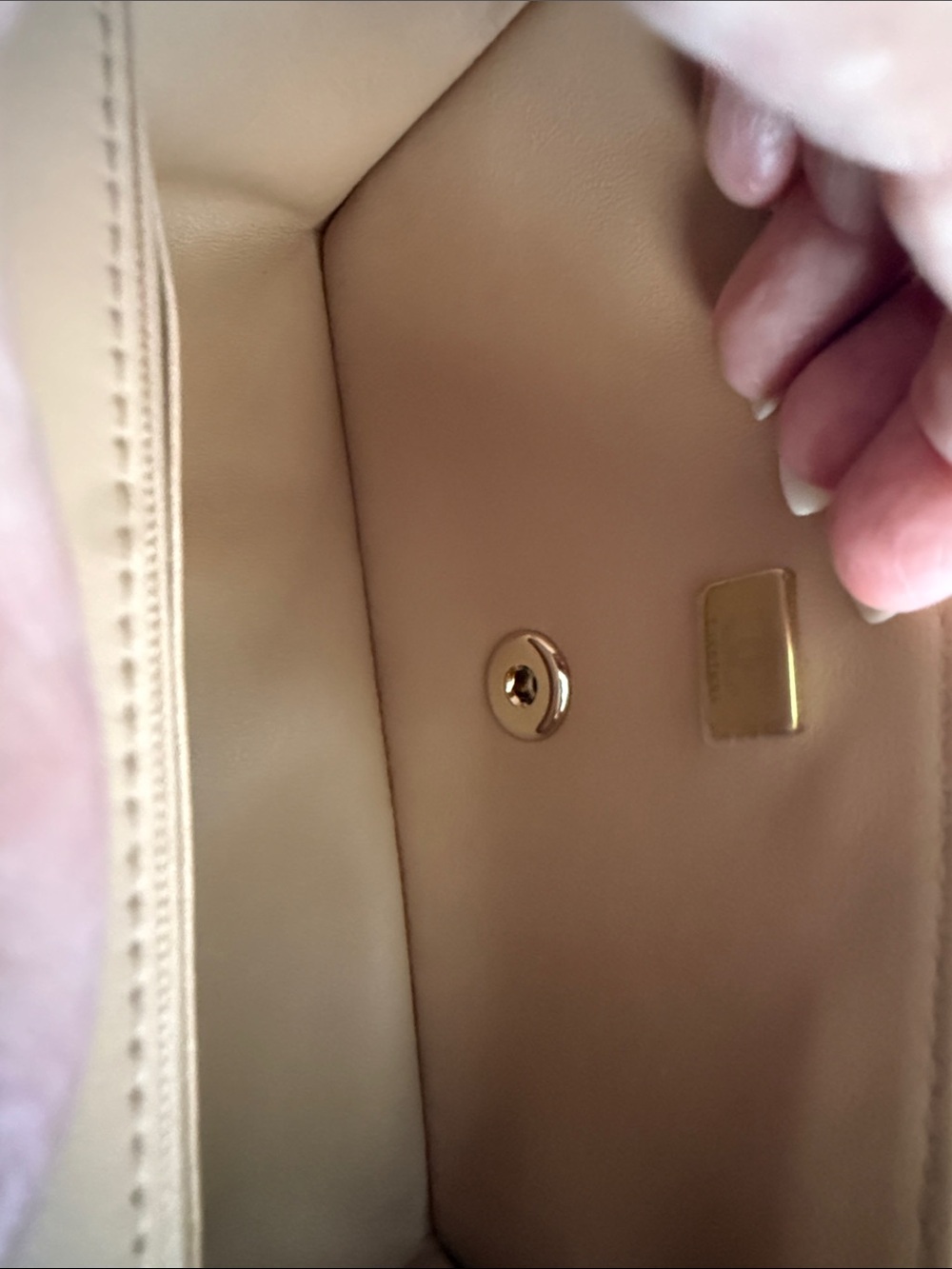 Chanel Mini Rectangle Top Handle in dark beige. - Picture 10 of 10